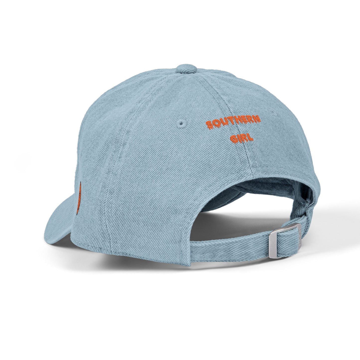 Southern Girl Embroidered Denim Hat, Casual Hat