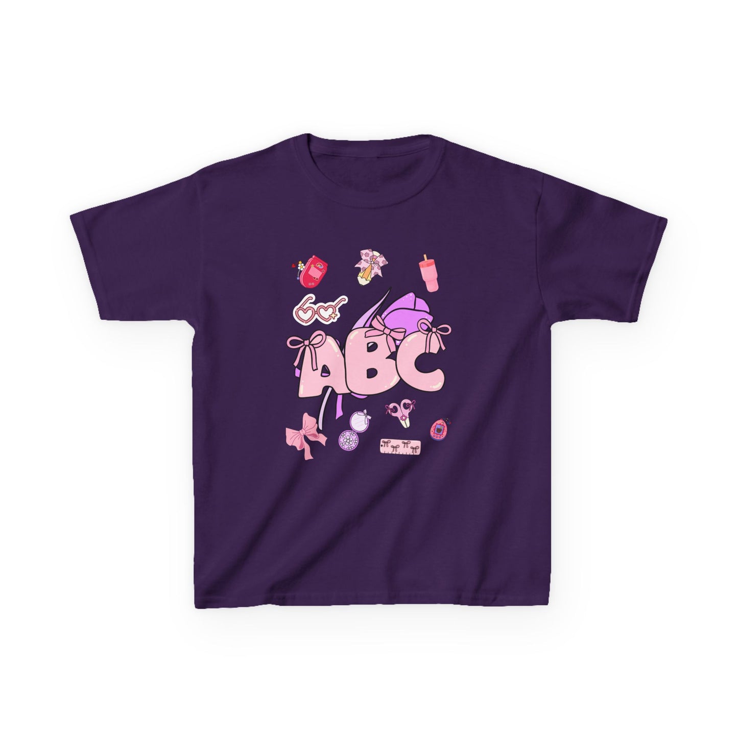 Colorful ABC Kids Tee, Playful Cotton Tee