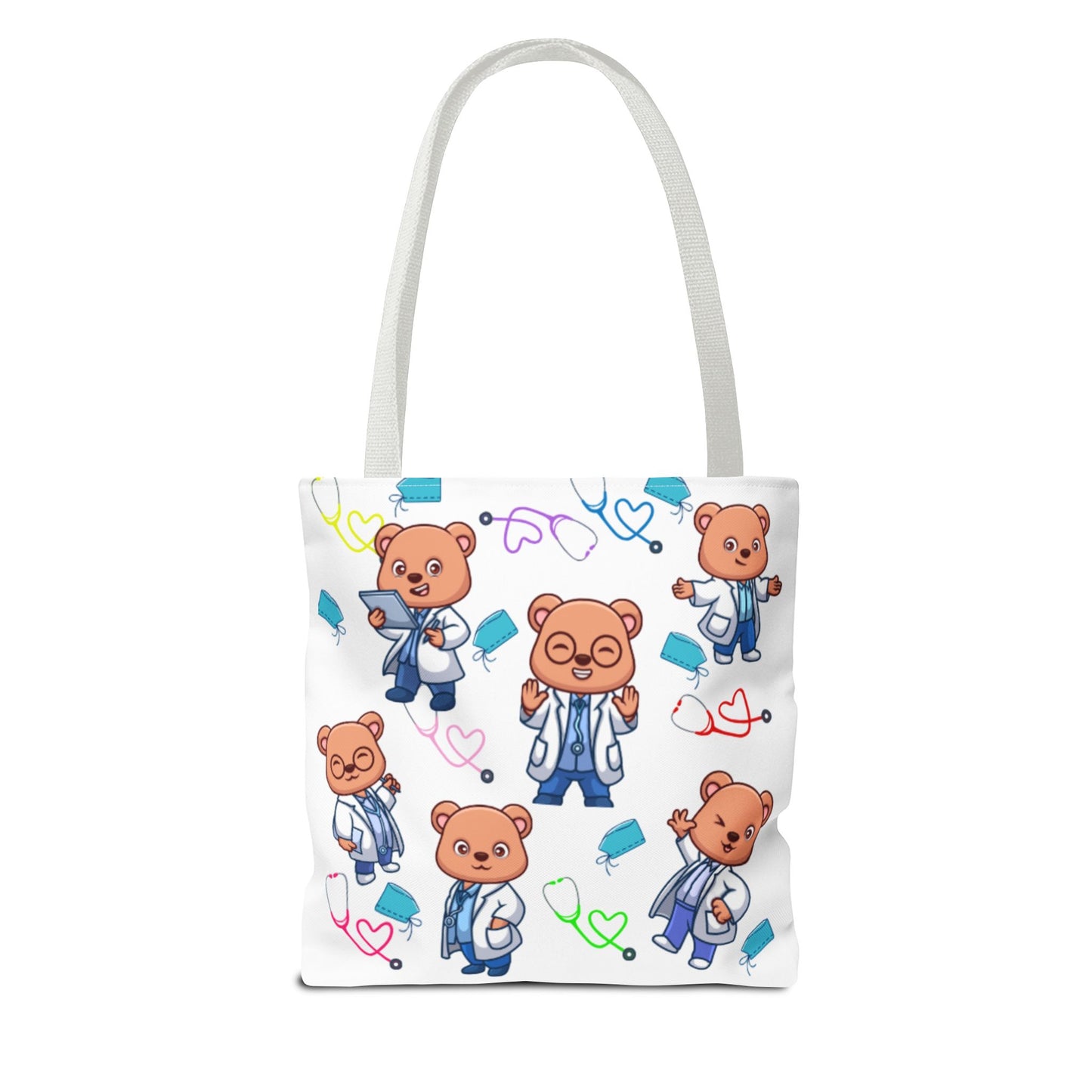 Cute Doctor Bear Tote Bag, Medical Student Gift