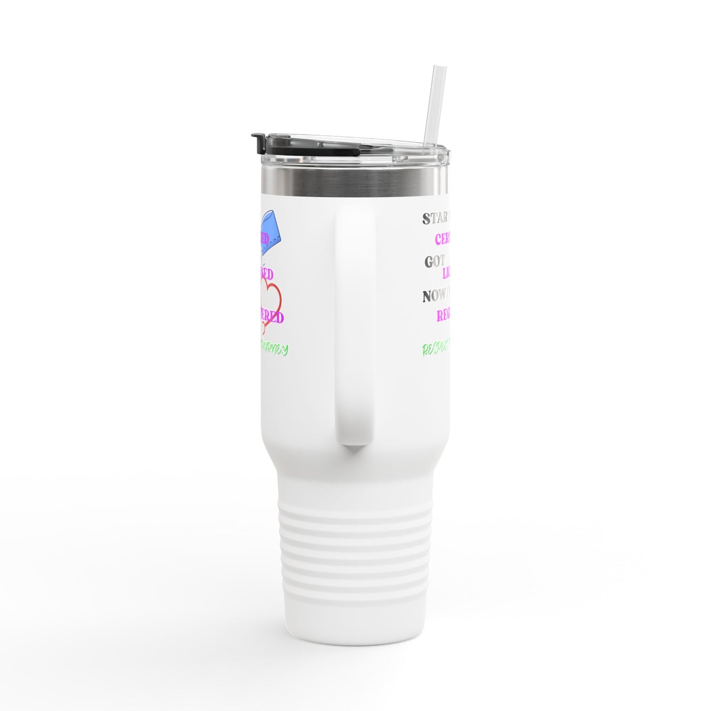 Certified Travel Mug, Licensed Cup for Professionals