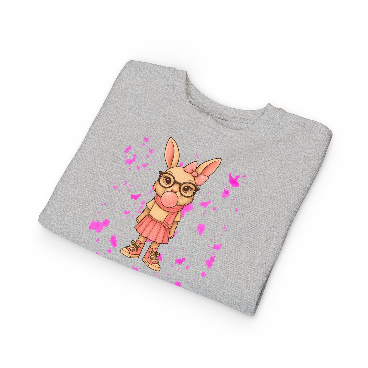 Cute Bunny Toddler Sweatshirt, Kids' Casual Wear