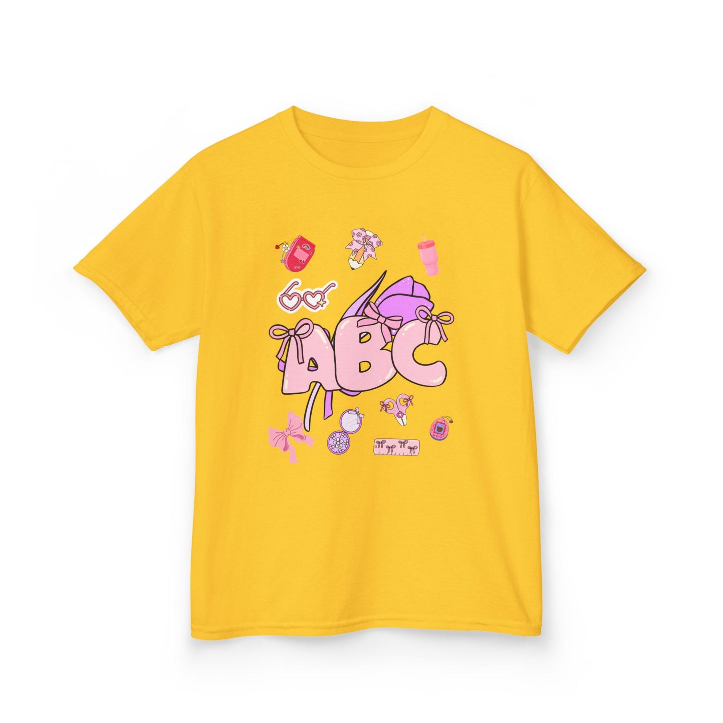 Colorful ABC Kids Tee, Playful Cotton Tee