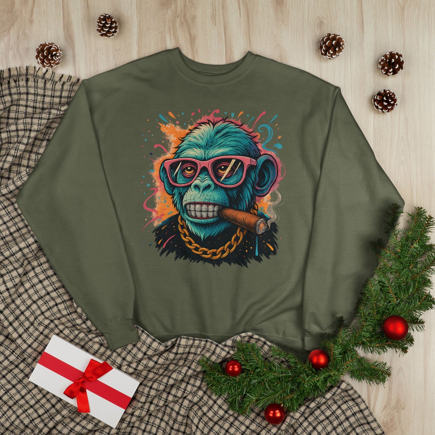Eco-Friendly 'Boss Mode' Crewneck Sweatshirt, Unisex Cozy Sweatshirt, Casual Streetwear, Gift for Him/Her, Party/Everyday Wear