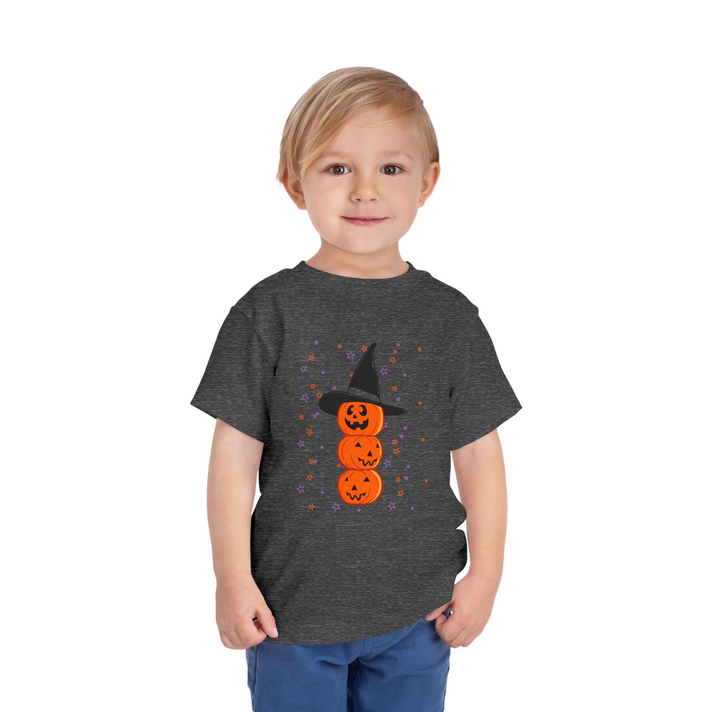 Halloween Pumpkin Tee for Toddlers, Cute Kids Shirt