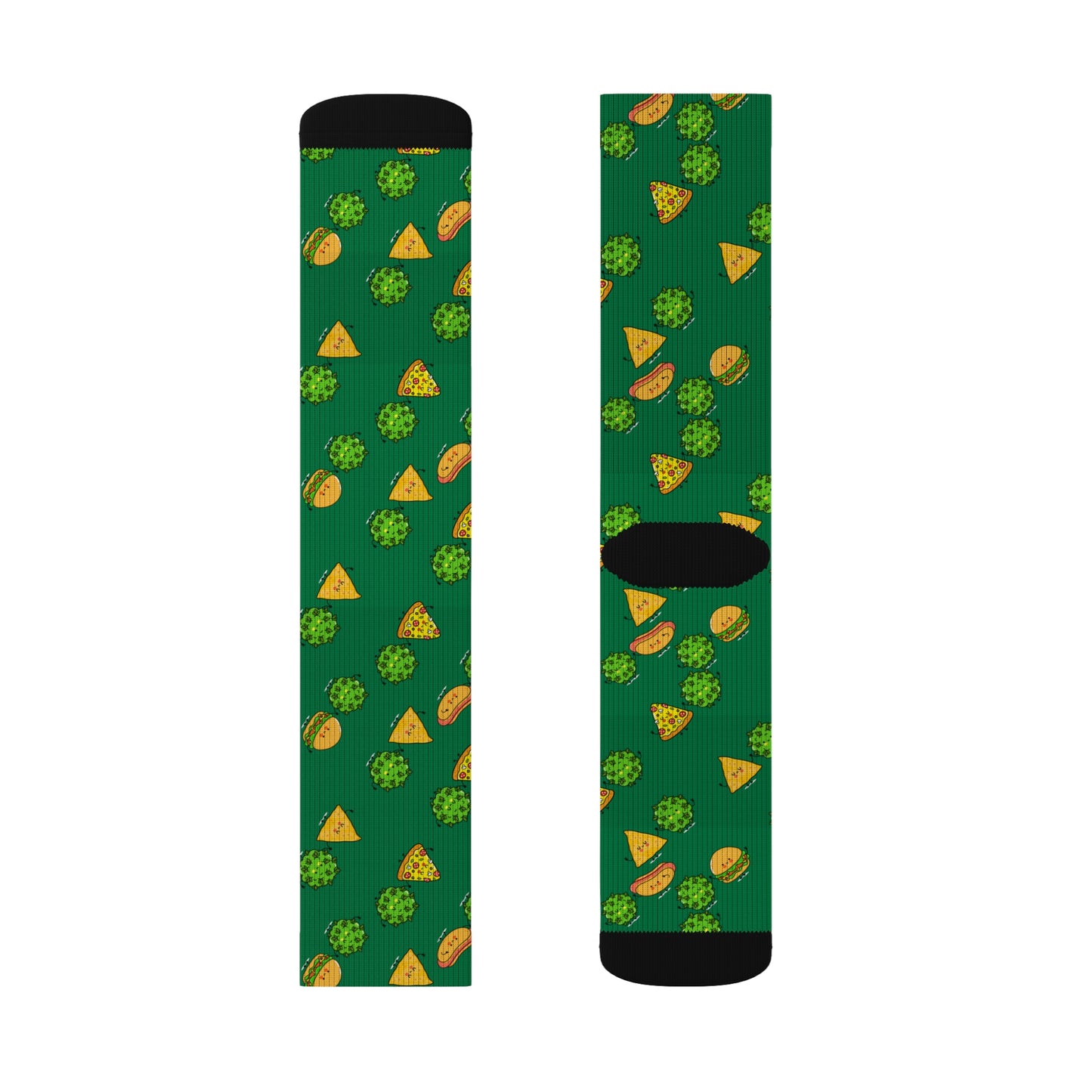 Green Munchies Socks| Unisex