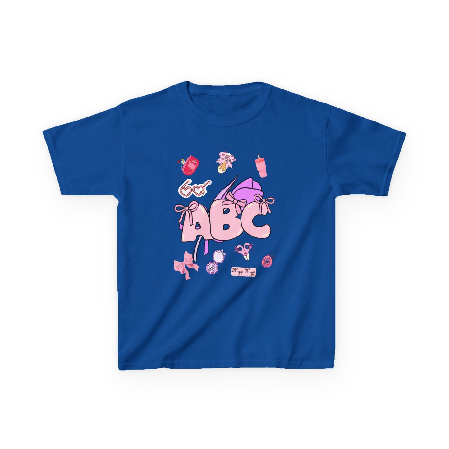 Colorful ABC Kids Tee, Playful Cotton Tee