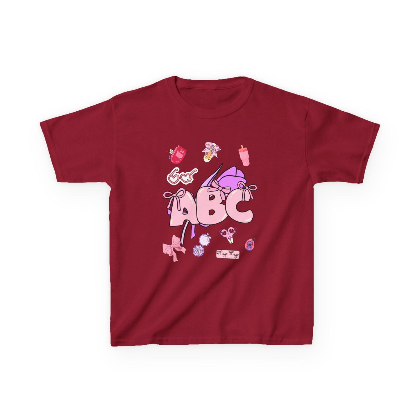 Colorful ABC Kids Tee, Playful Cotton Tee