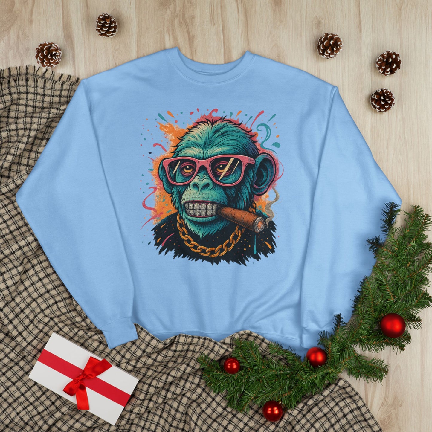 Eco-Friendly 'Boss Mode' Crewneck Sweatshirt, Unisex Cozy Sweatshirt, Casual Streetwear, Gift for Him/Her, Party/Everyday Wear