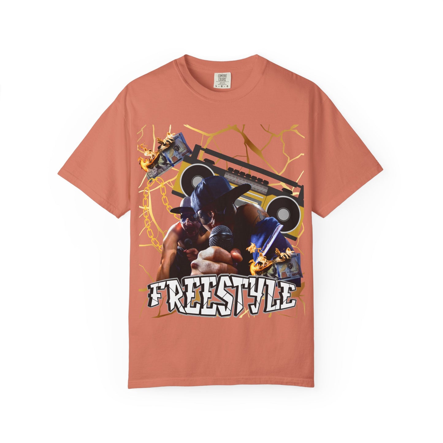 Retro Graphic T-Shirt with 'Freestyle' Design