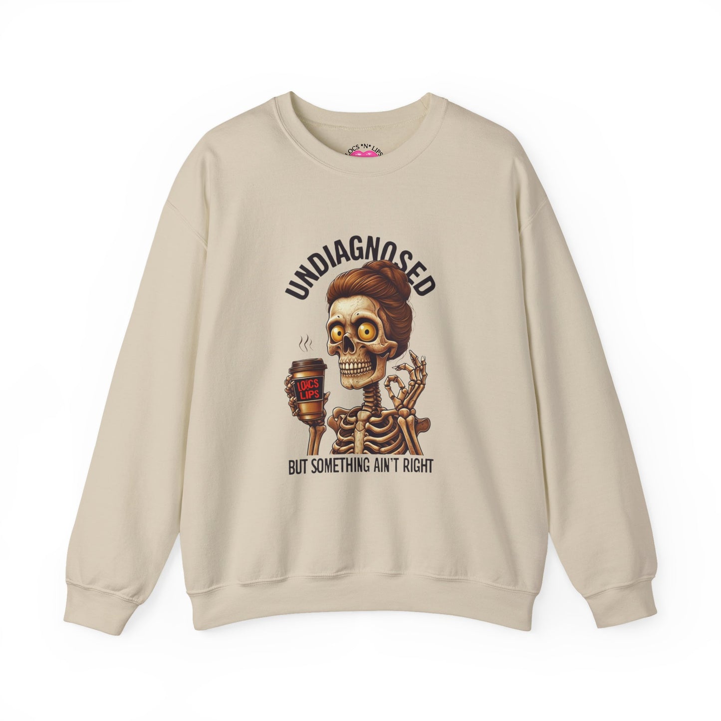 Funny Skeleton Unisex Crewneck Sweatshirt - Undiagnosed