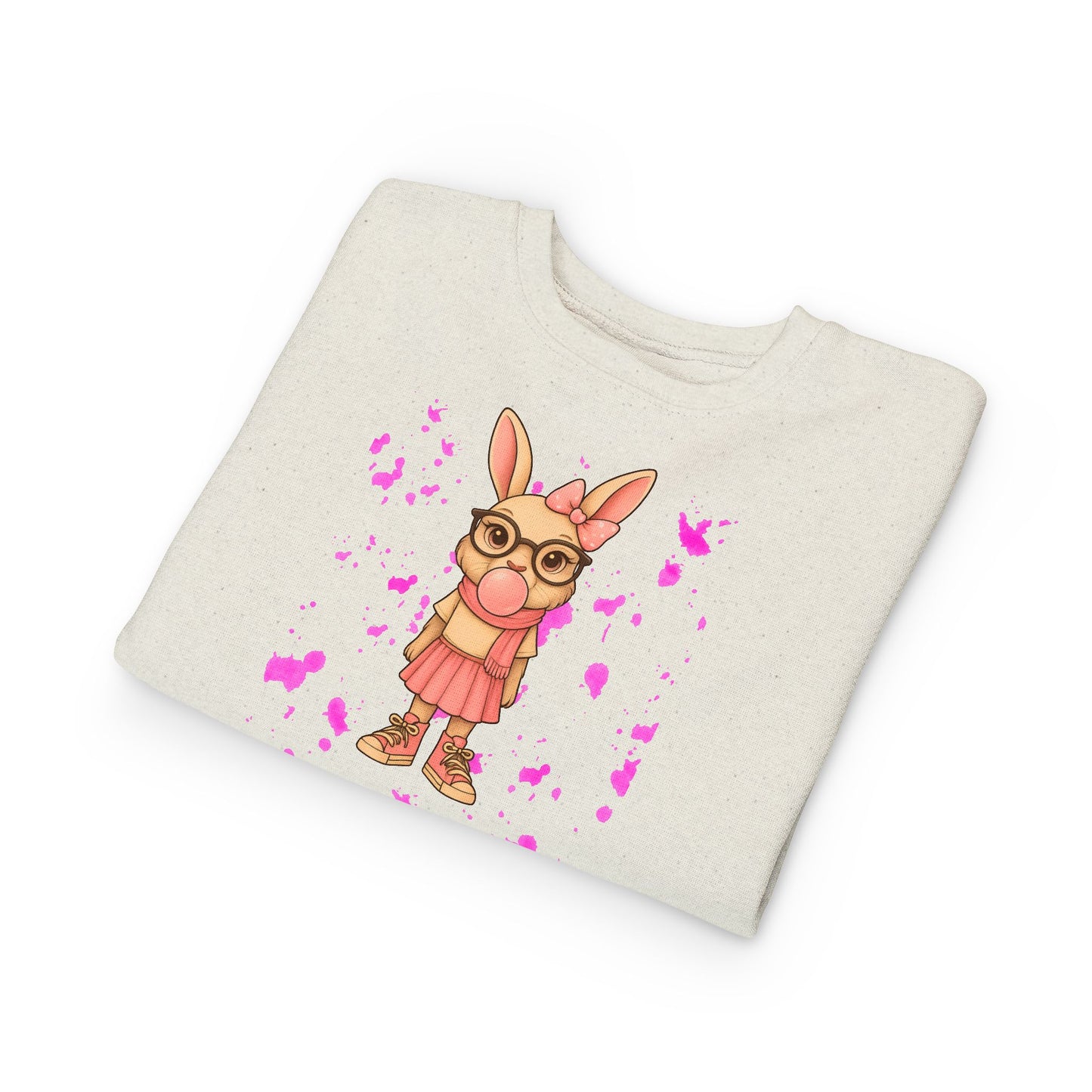 Cute Bunny Toddler Sweatshirt, Kids' Casual Wear