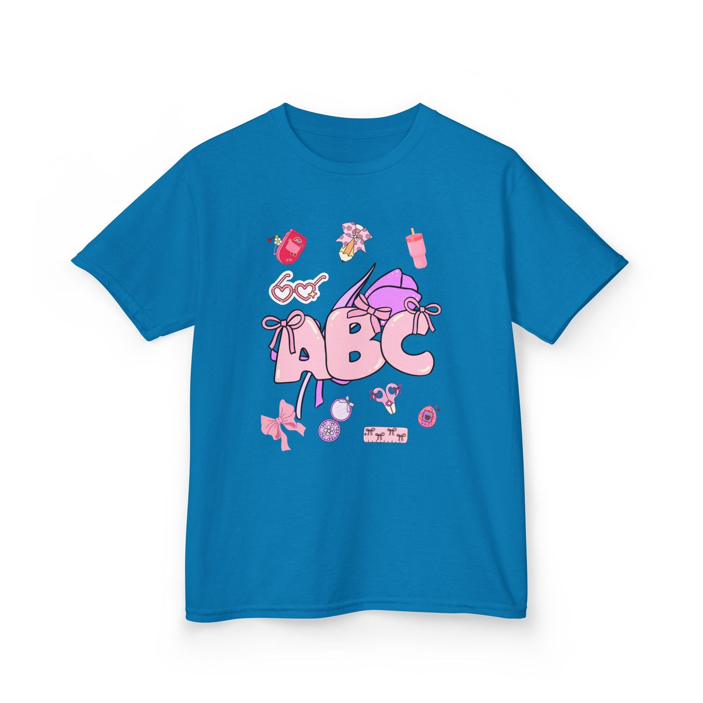Colorful ABC Kids Tee, Playful Cotton Tee