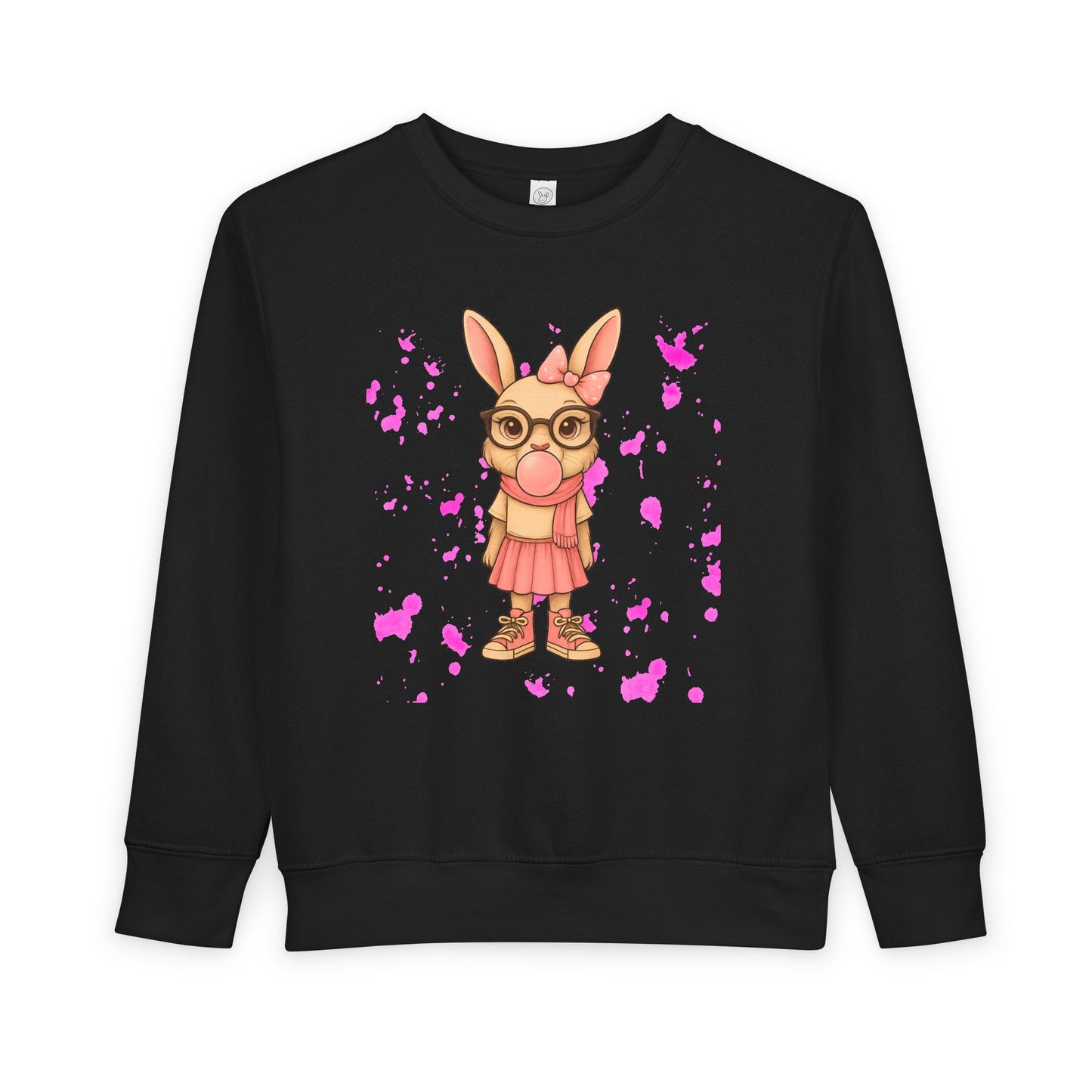 Cute Bunny Toddler Sweatshirt, Kids' Casual Wear