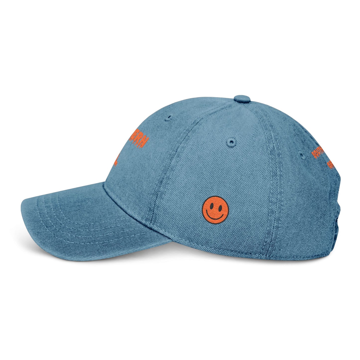 Southern Girl Embroidered Denim Hat, Casual Hat