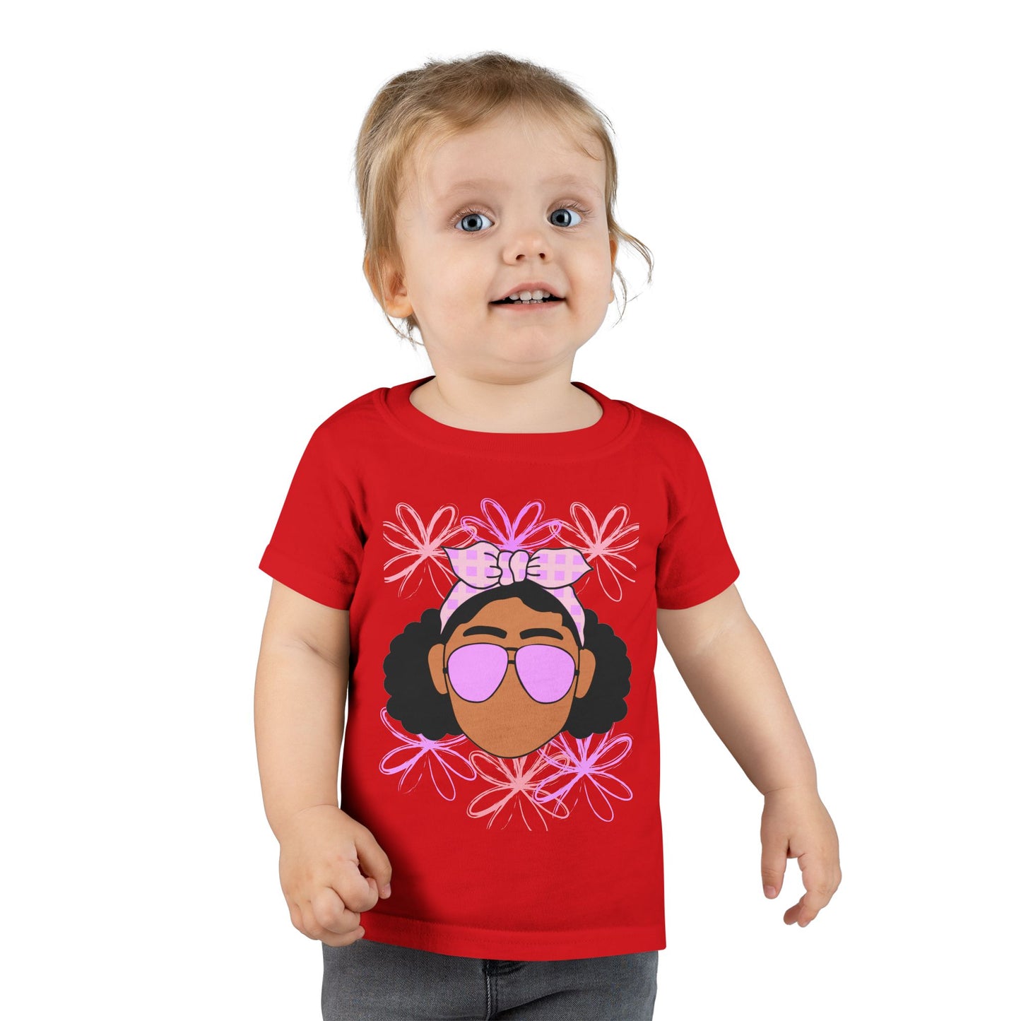 Trendy Toddler Tee: Cool Shades Design