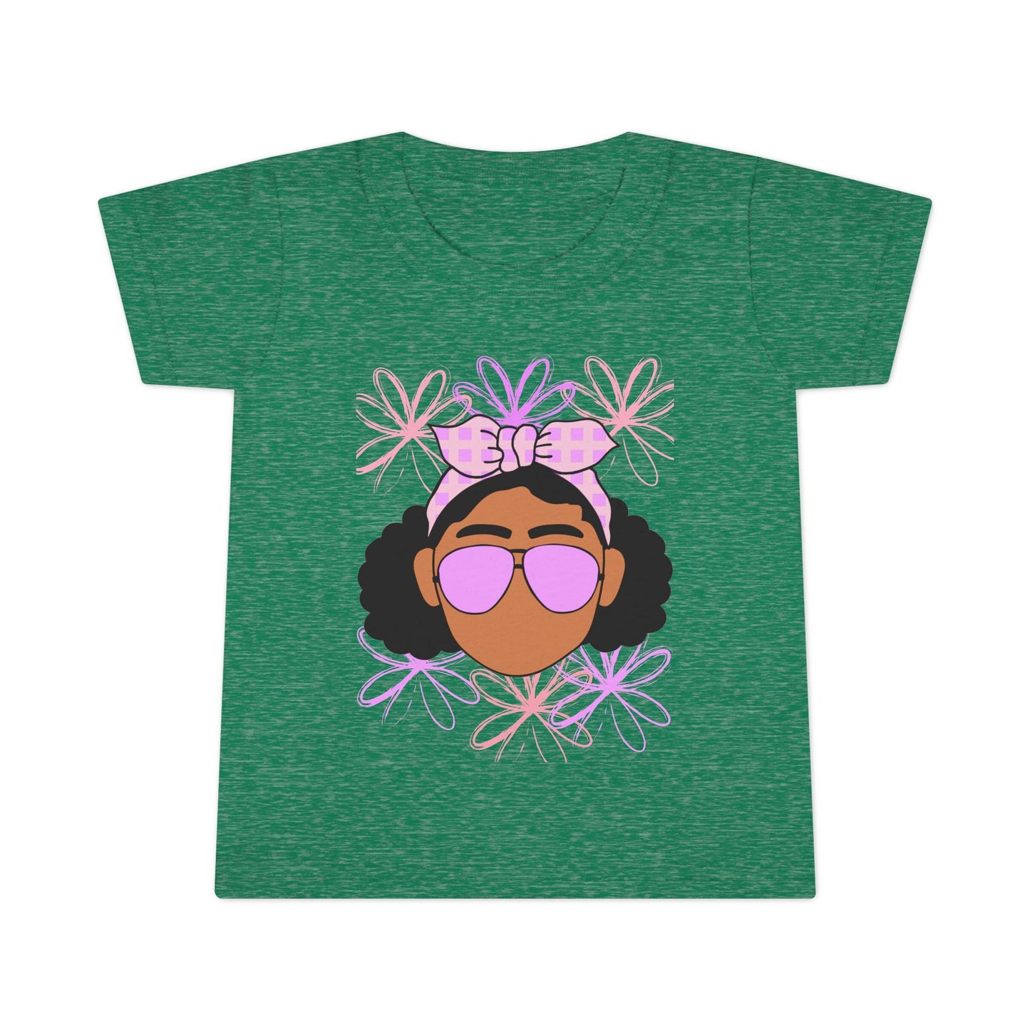 Trendy Toddler Tee: Cool Shades Design