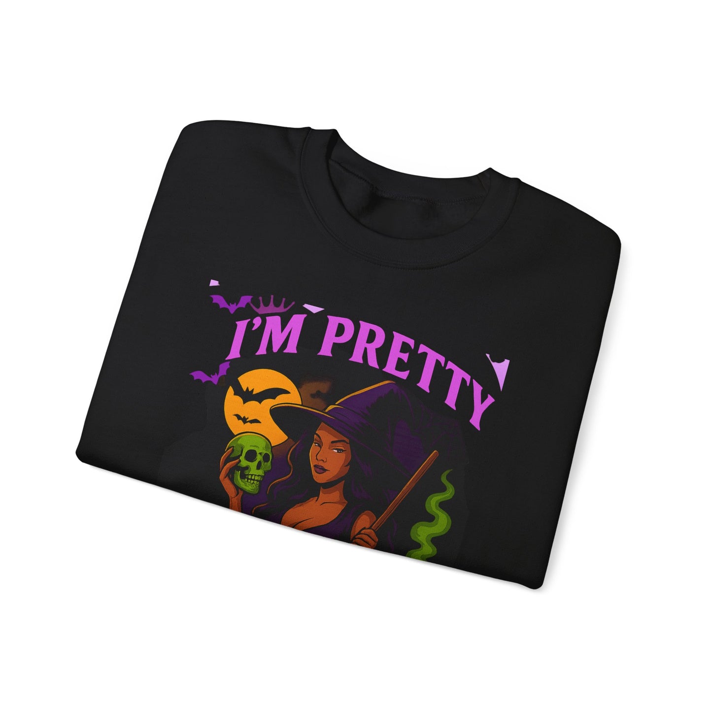 Spooky Vibes Crewneck Sweatshirt - Perfect for Halloween