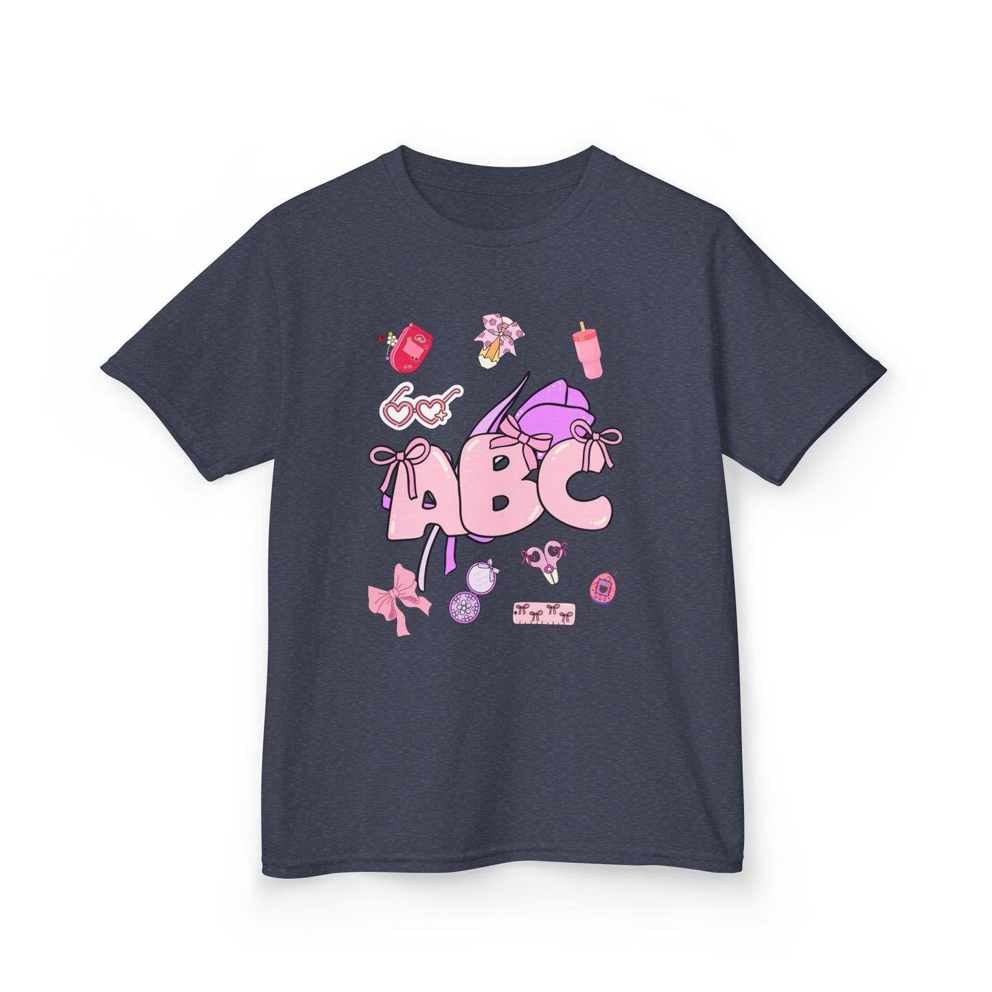 Colorful ABC Kids Tee, Playful Cotton Tee