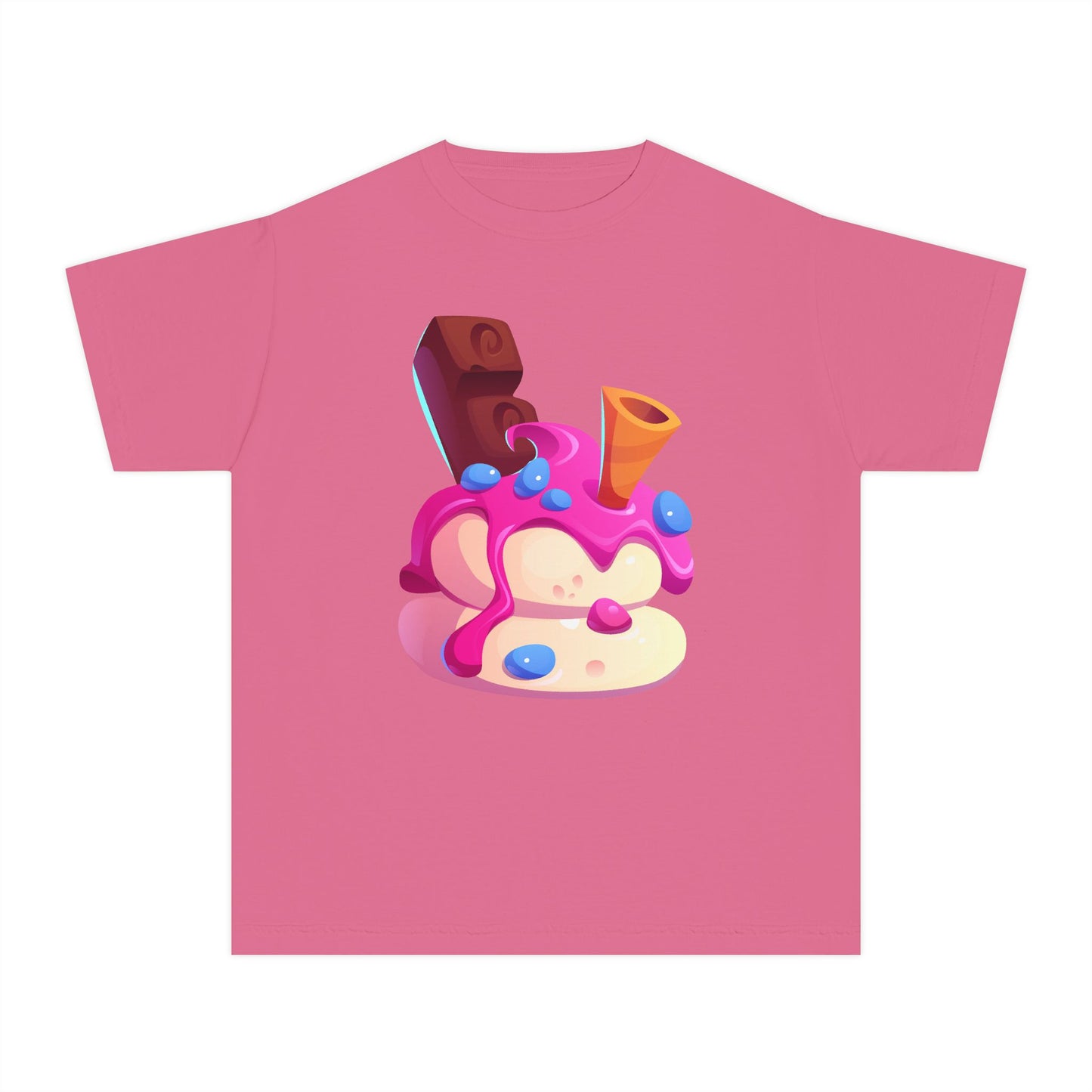 Cute Ice Cream Youth Tee, Fun Summer Clothing
