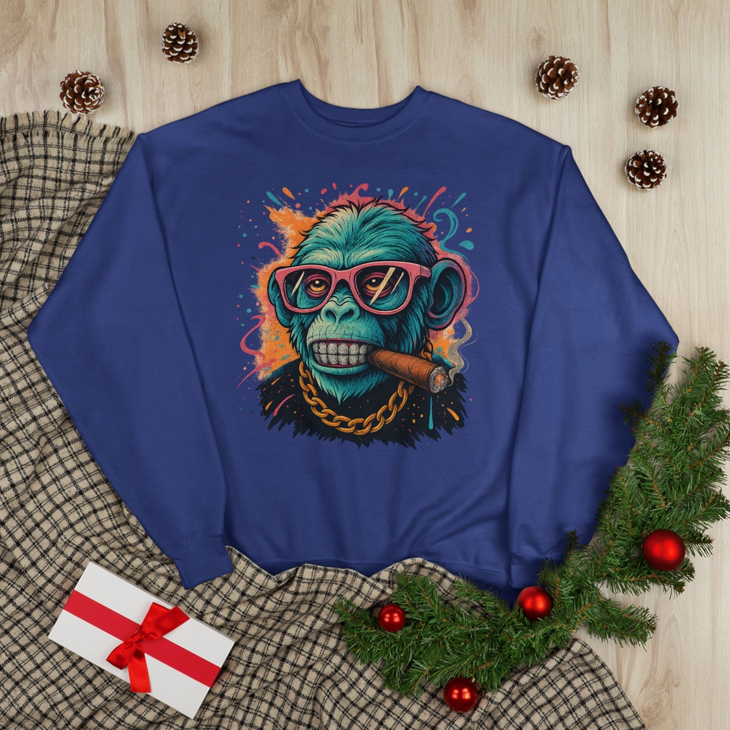 Eco-Friendly 'Boss Mode' Crewneck Sweatshirt, Unisex Cozy Sweatshirt, Casual Streetwear, Gift for Him/Her, Party/Everyday Wear