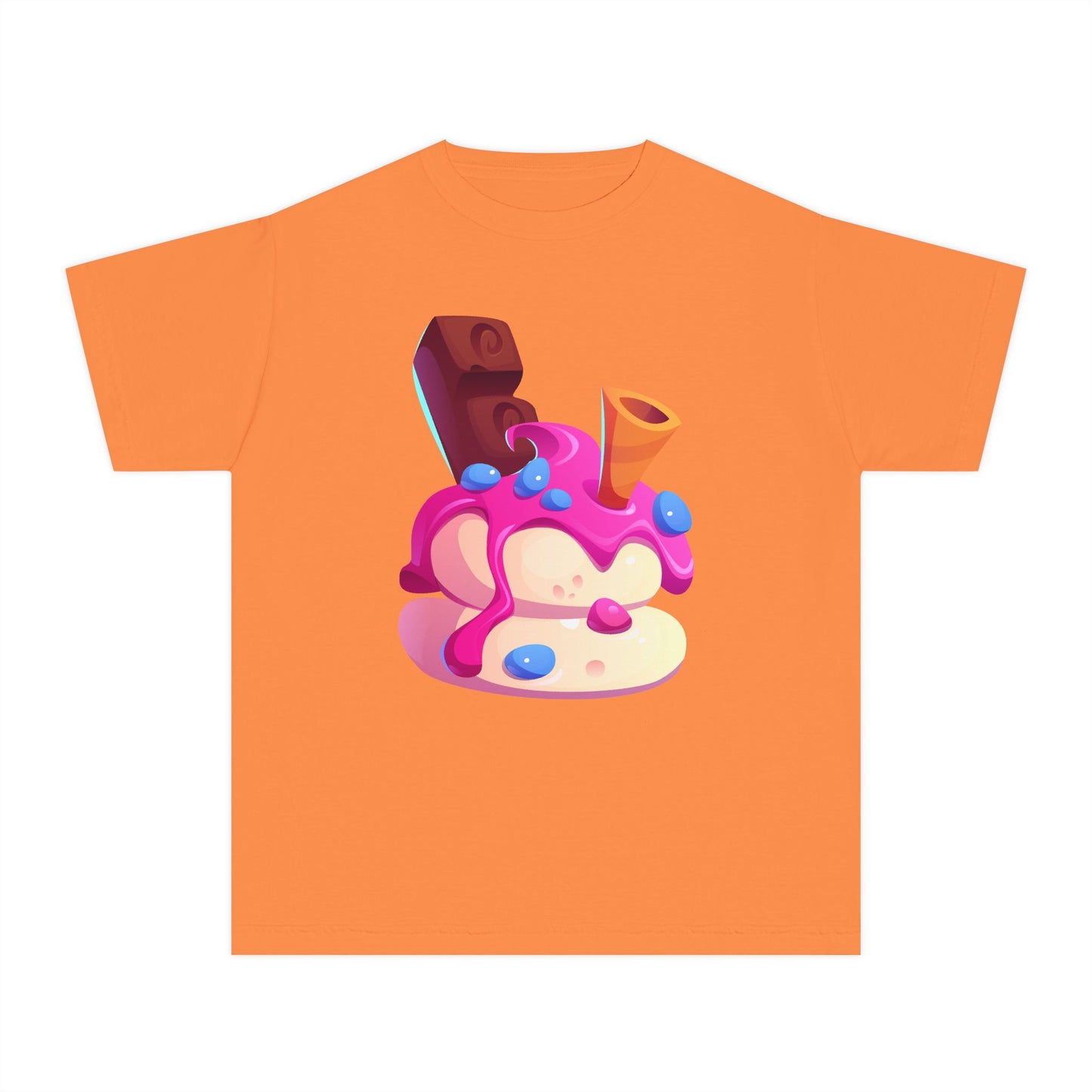 Cute Ice Cream Youth Tee, Fun Summer Clothing
