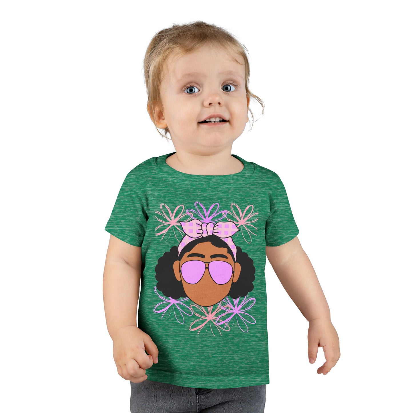 Trendy Toddler Tee: Cool Shades Design
