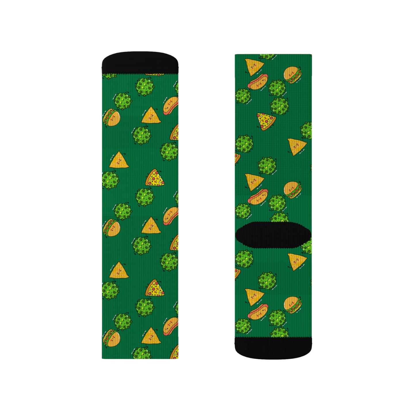 Green Munchies Socks| Unisex