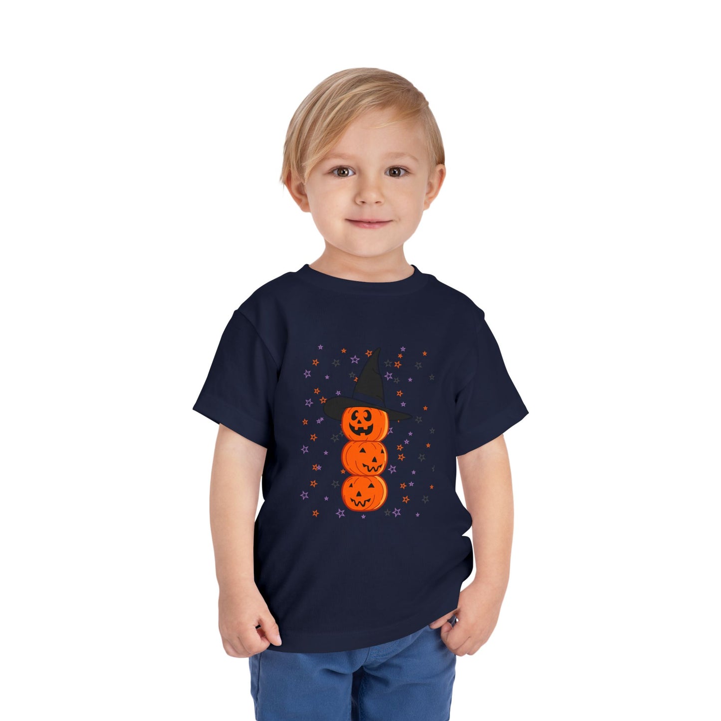 Halloween Pumpkin Tee for Toddlers, Cute Kids Shirt
