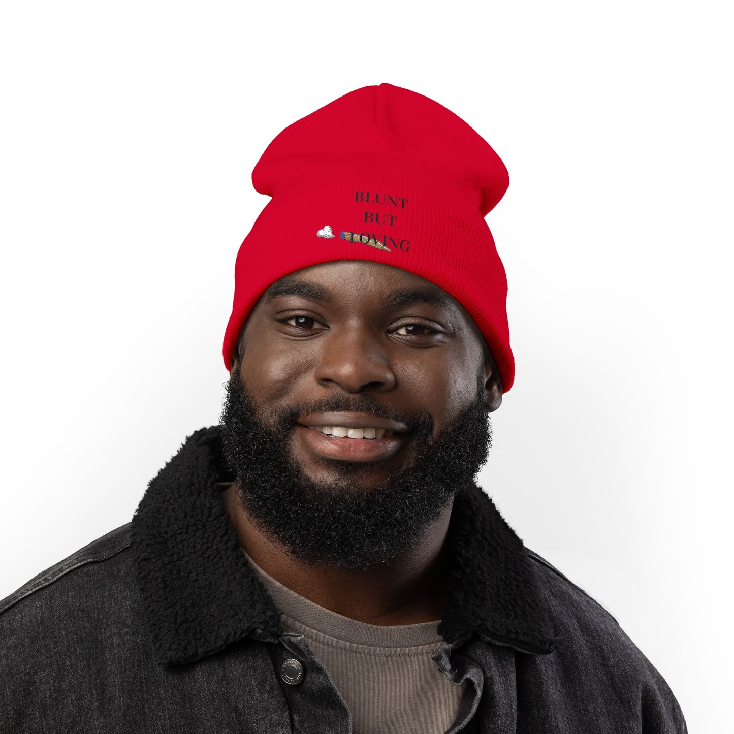 Blunt But Loving Knit Beanie