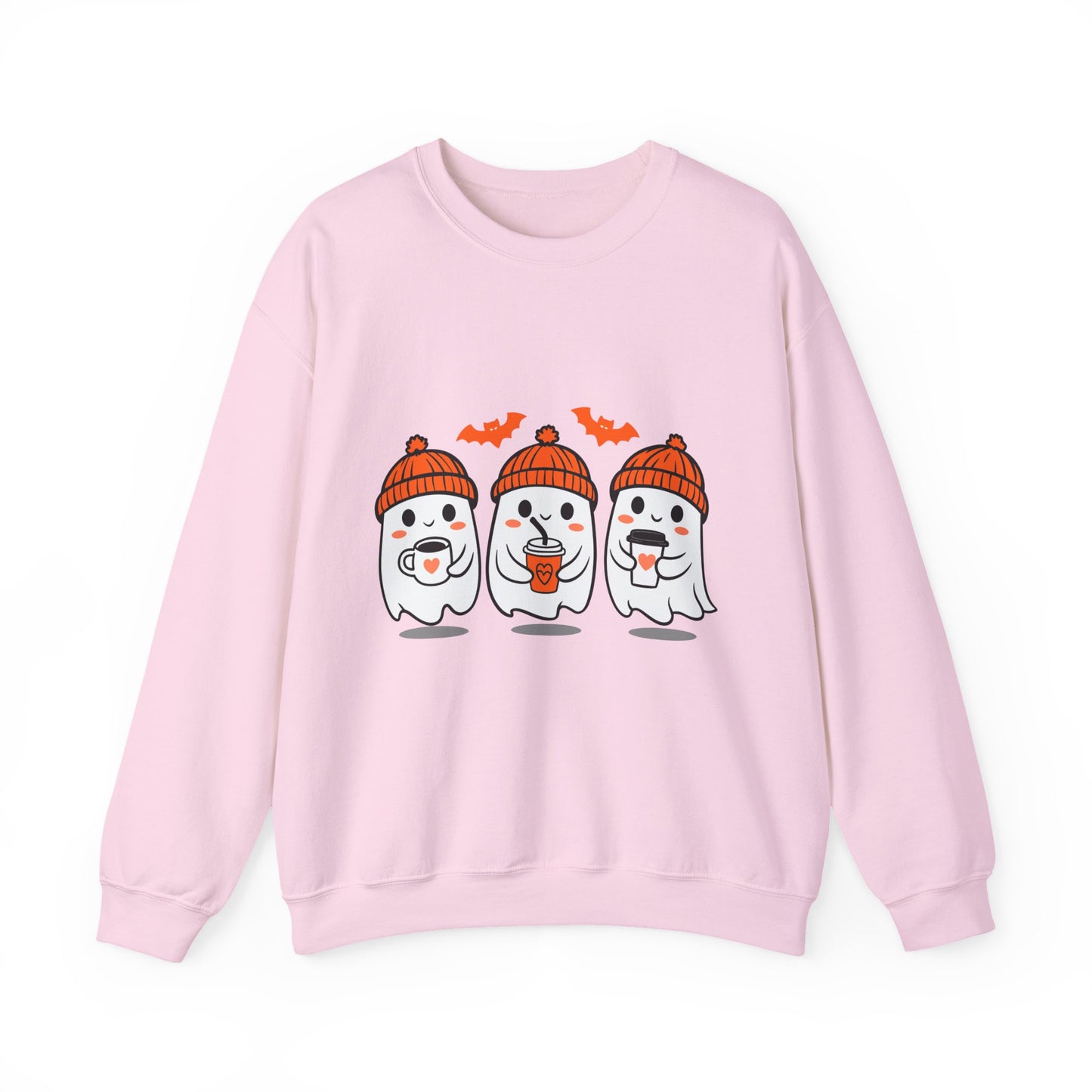 Spooky Ghosts Crewneck Sweatshirt, Halloween Sweatshirt