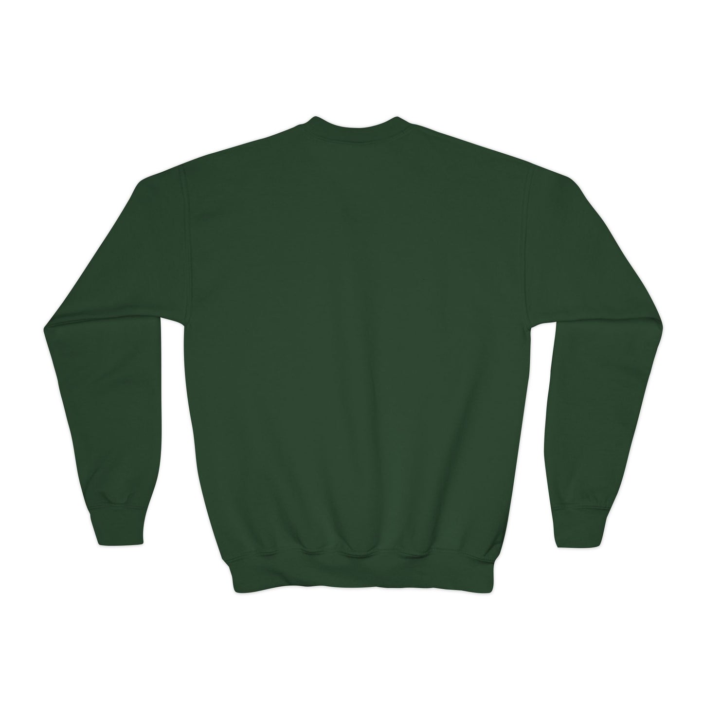 Youth Crewneck Sweatshirt with Colorful Flower Design