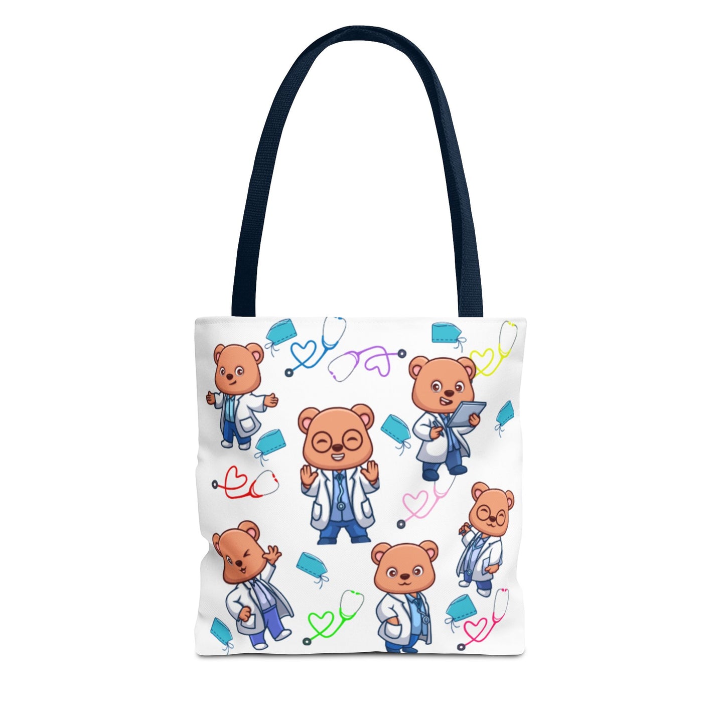Cute Doctor Bear Tote Bag, Medical Student Gift