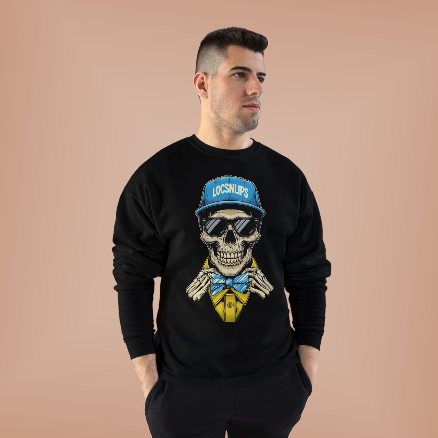 Skeleton Crewneck Sweatshirt, Unisex Sweatshirt
