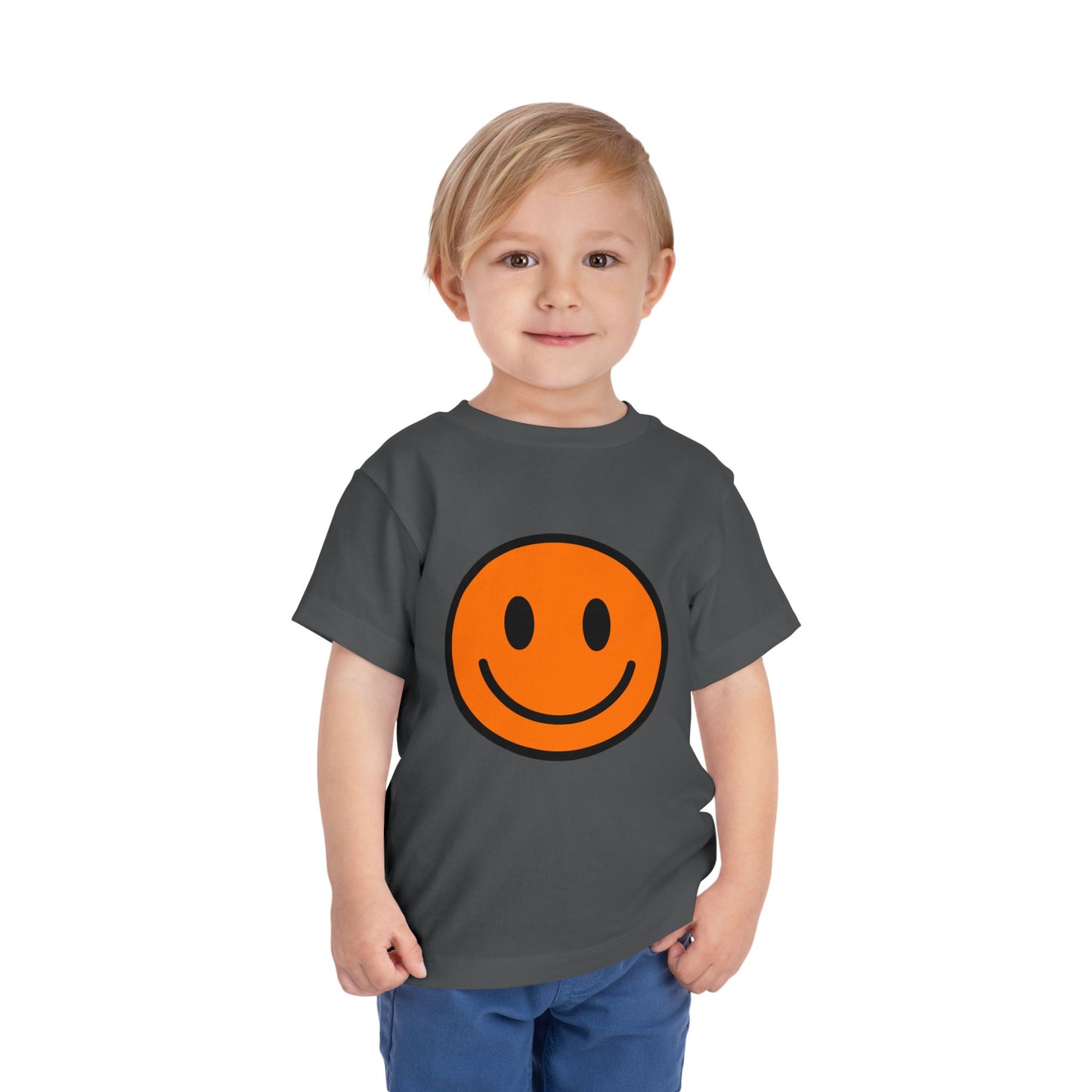 Smiley Face Toddler Tee, Cute Kid's Shirt