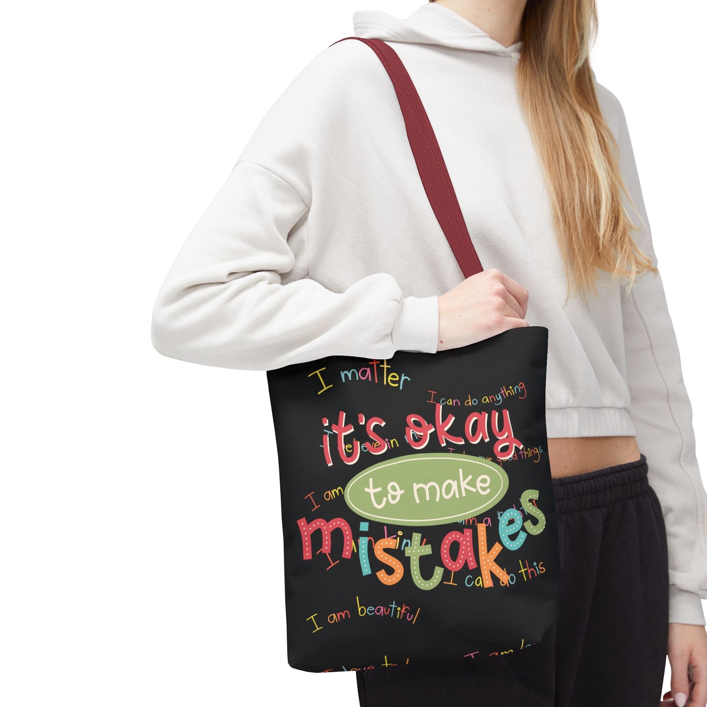 Inspirational Tote Bag - Perfect for Self-Love & Mindfulness