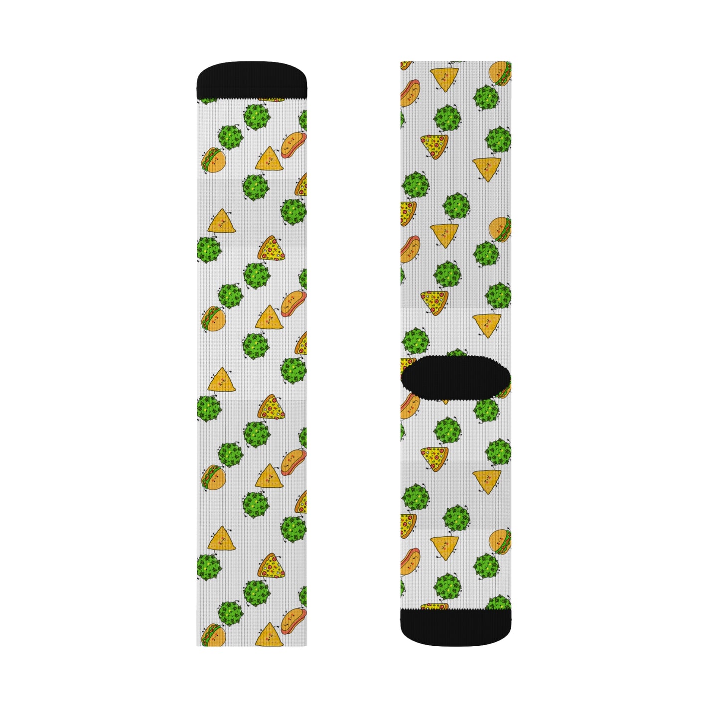 White Munchie Socks| Unisex