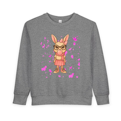 Cute Bunny Toddler Sweatshirt, Kids' Casual Wear