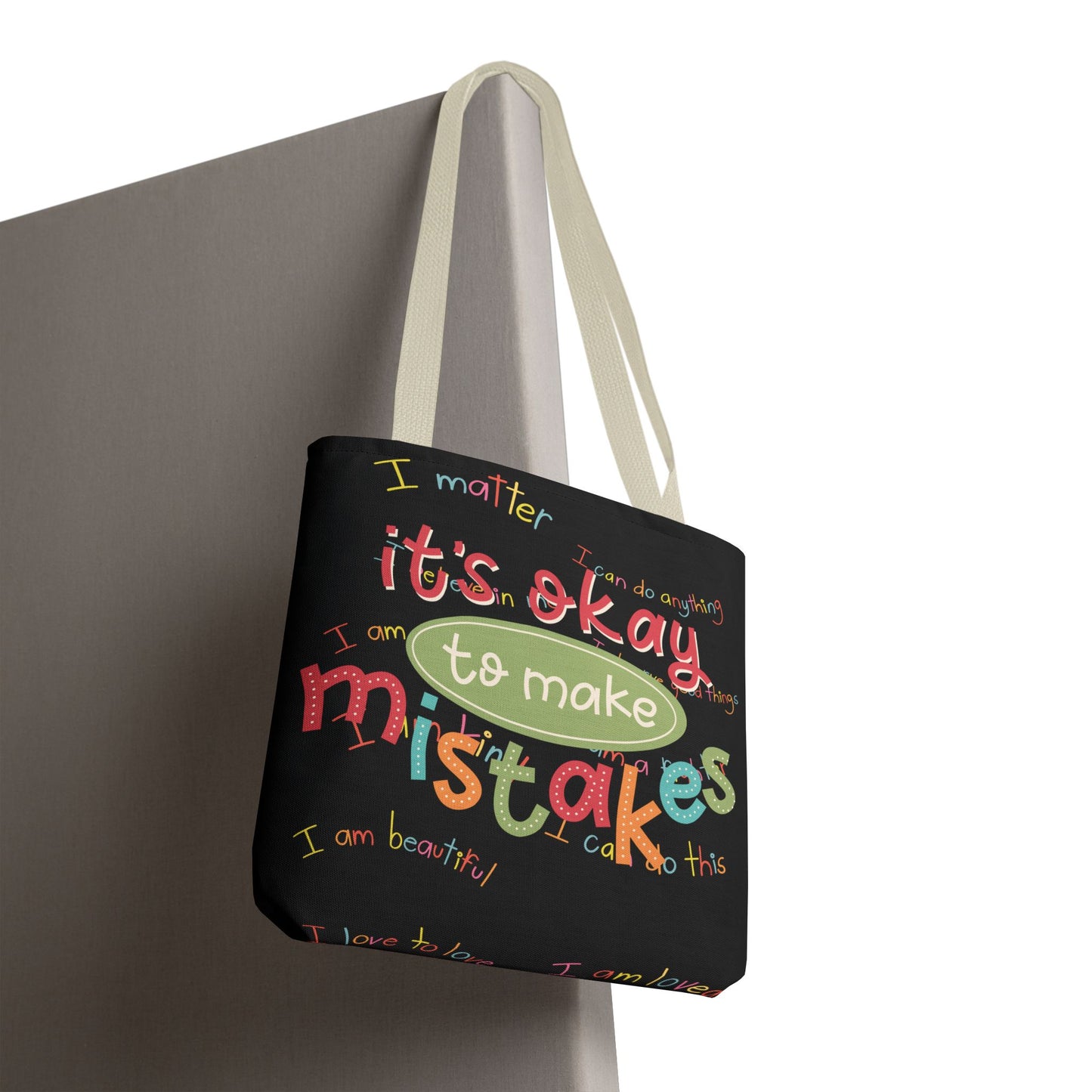Inspirational Tote Bag - Perfect for Self-Love & Mindfulness