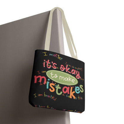 Inspirational Tote Bag - Perfect for Self-Love & Mindfulness