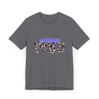 Vintage 1988 Unisex Jersey T-Shirt, Retro Graphic Tee