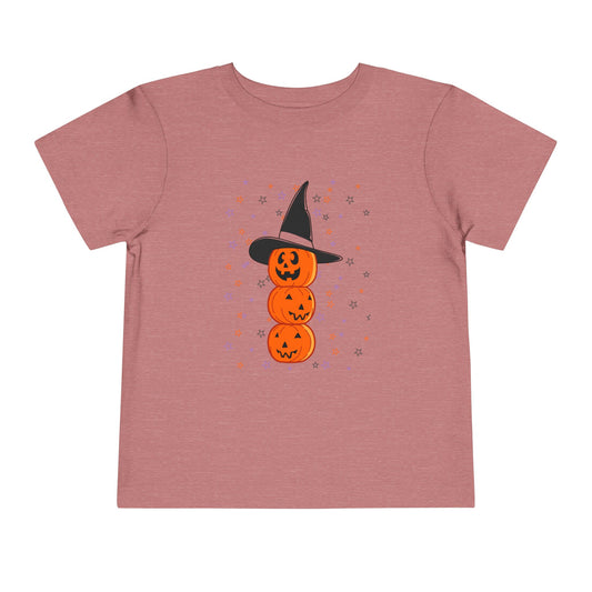 Halloween Pumpkin Tee for Toddlers, Cute Kids Shirt