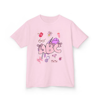 Colorful ABC Kids Tee, Playful Cotton Tee