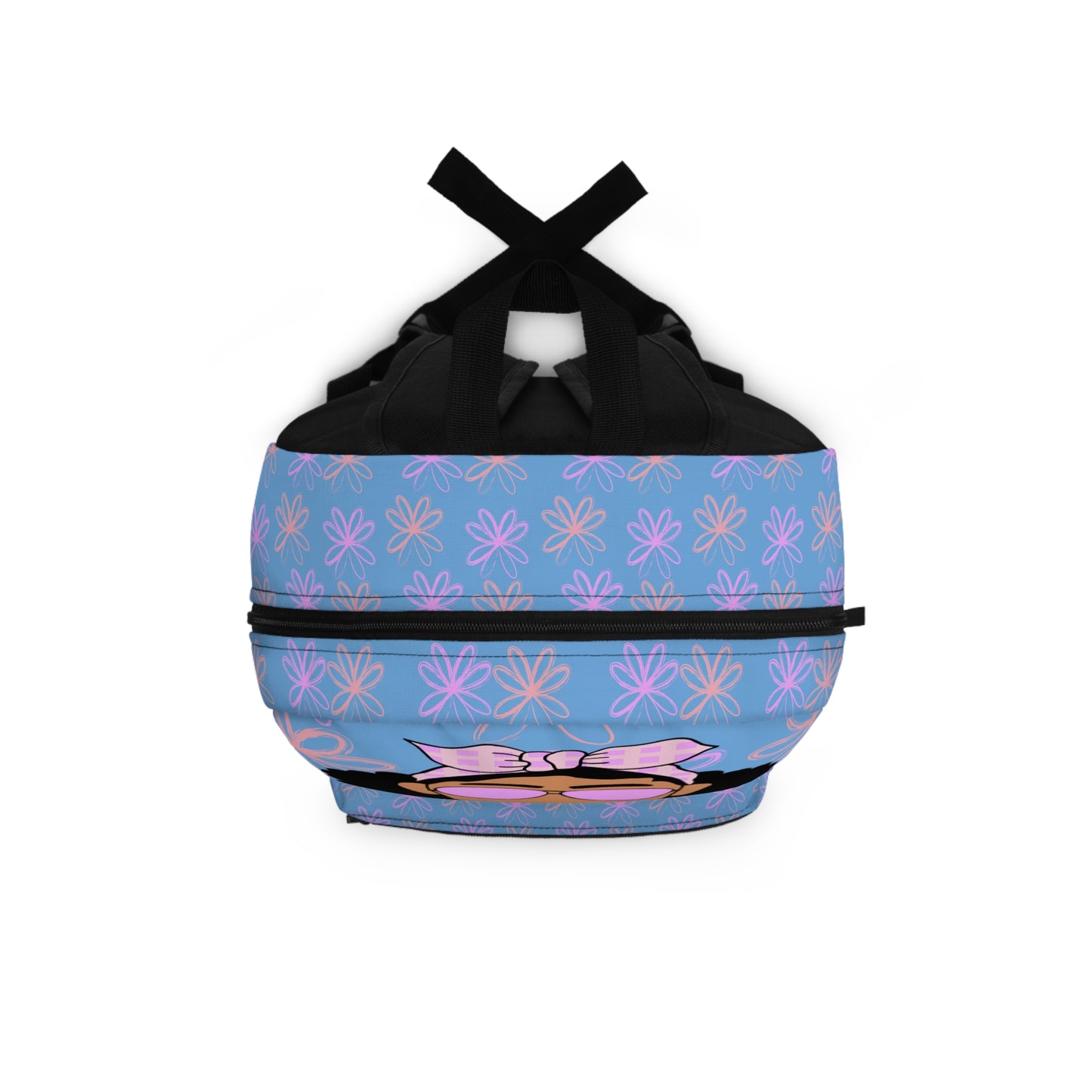 Chic Floral Backpack with Retro Vibes