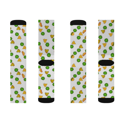 White Munchie Socks| Unisex