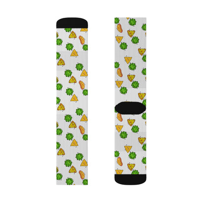 White Munchie Socks| Unisex