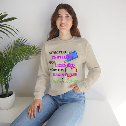 Certified Journey Unisex Sweatshirt, Motivational Crewneck
