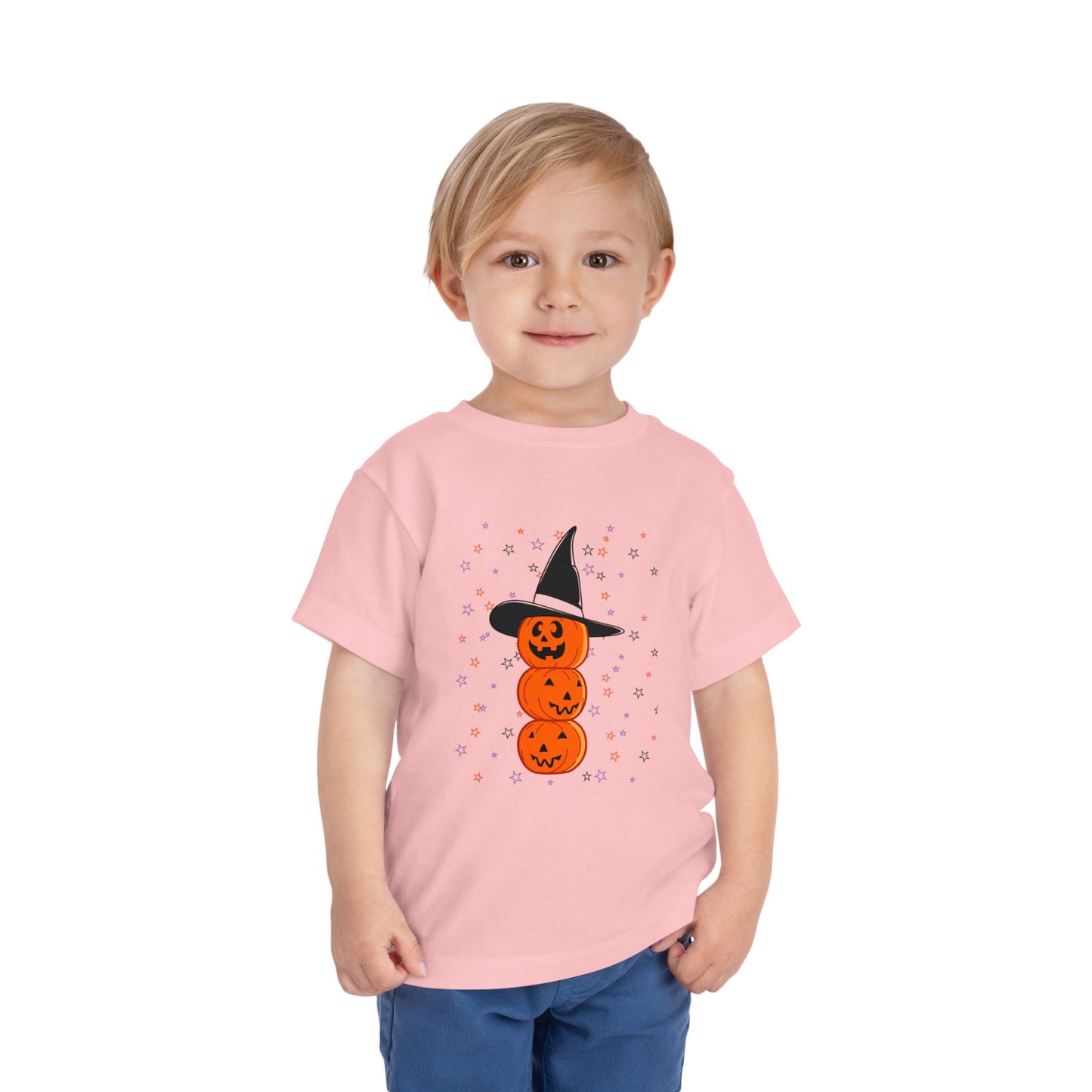 Halloween Pumpkin Tee for Toddlers, Cute Kids Shirt