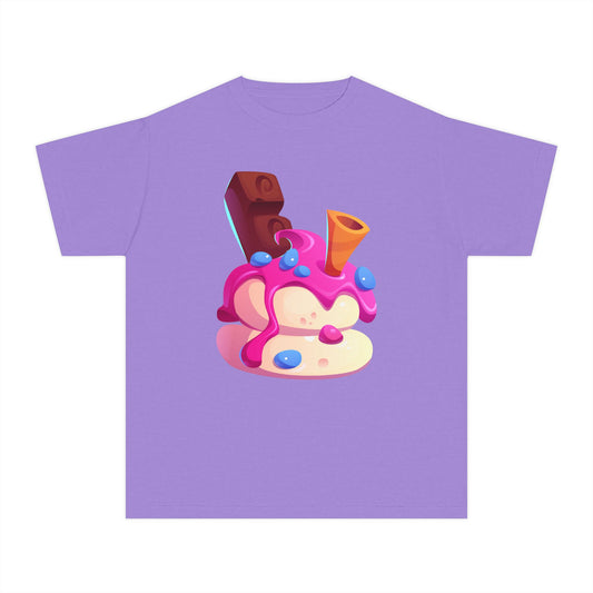 Cute Ice Cream Youth Tee, Fun Summer Clothing