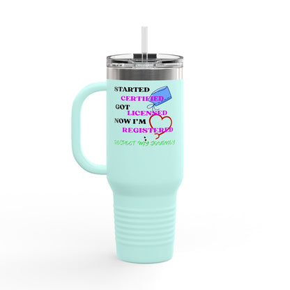 Certified Travel Mug, Licensed Cup for Professionals