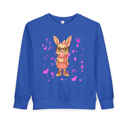Cute Bunny Toddler Sweatshirt, Kids' Casual Wear